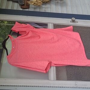 Amazon cold shoulder flamingo coral tshirt size xl